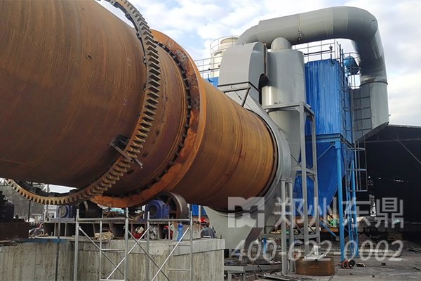 山西朔州煤泥烘干機安裝現場